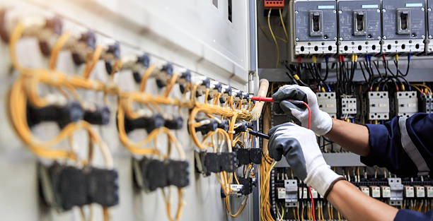 Professional Electrician technician working in Hughestown, PA